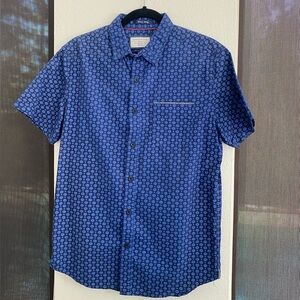 Denim & Flower Men’s S/S Button Down Print Shirt